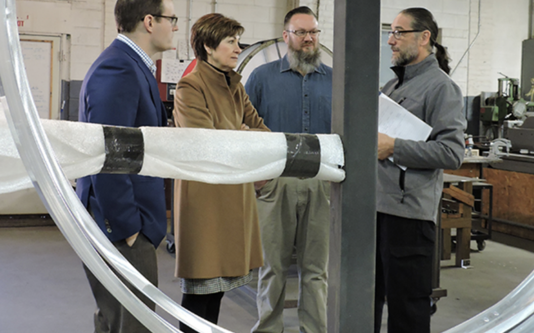 Fire Farm Lighting Hosts Iowa Governor  Kim Reynolds and Lt. Governor Gregg