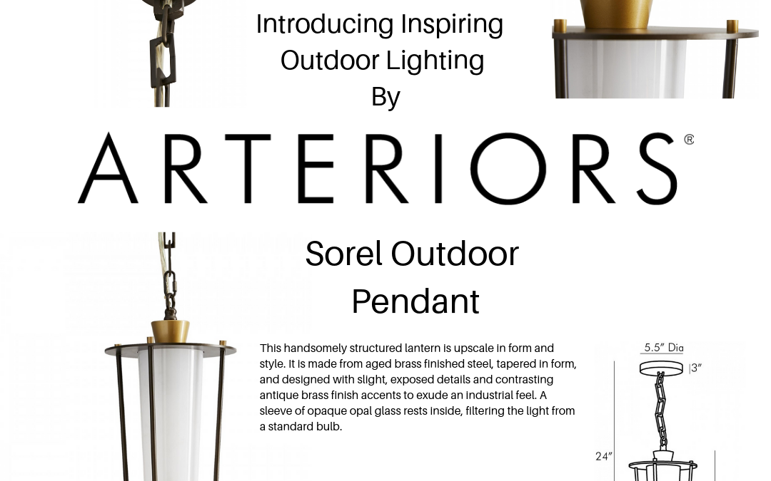 Arteriors Presents Luxury Outdoor Lighting