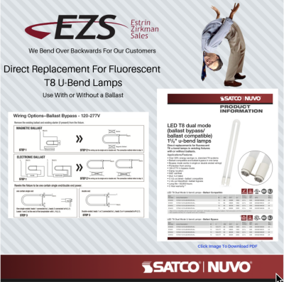 SATCO LED T8 Dual Mode