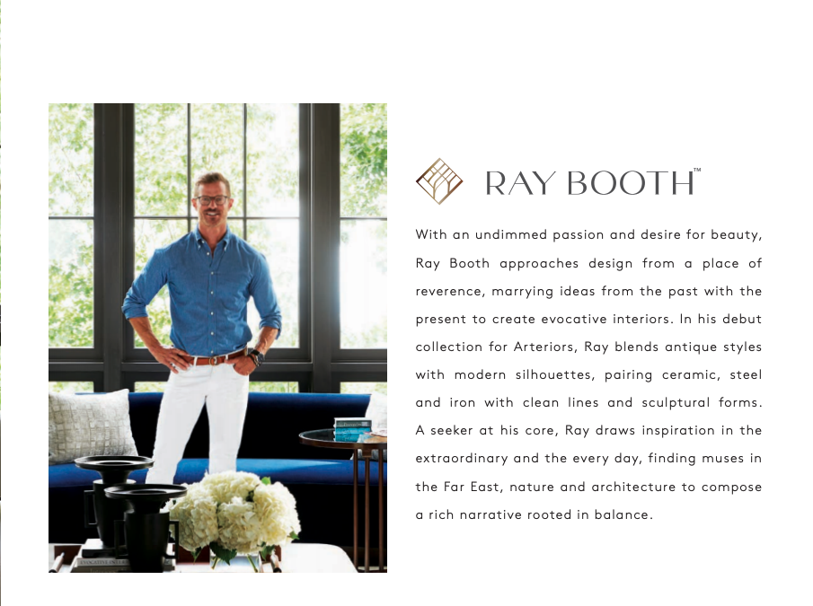 Meet Ray Booth | ARTERIORS The Metropolitan Design Phenom