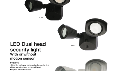 The Dual Head LED Security Light