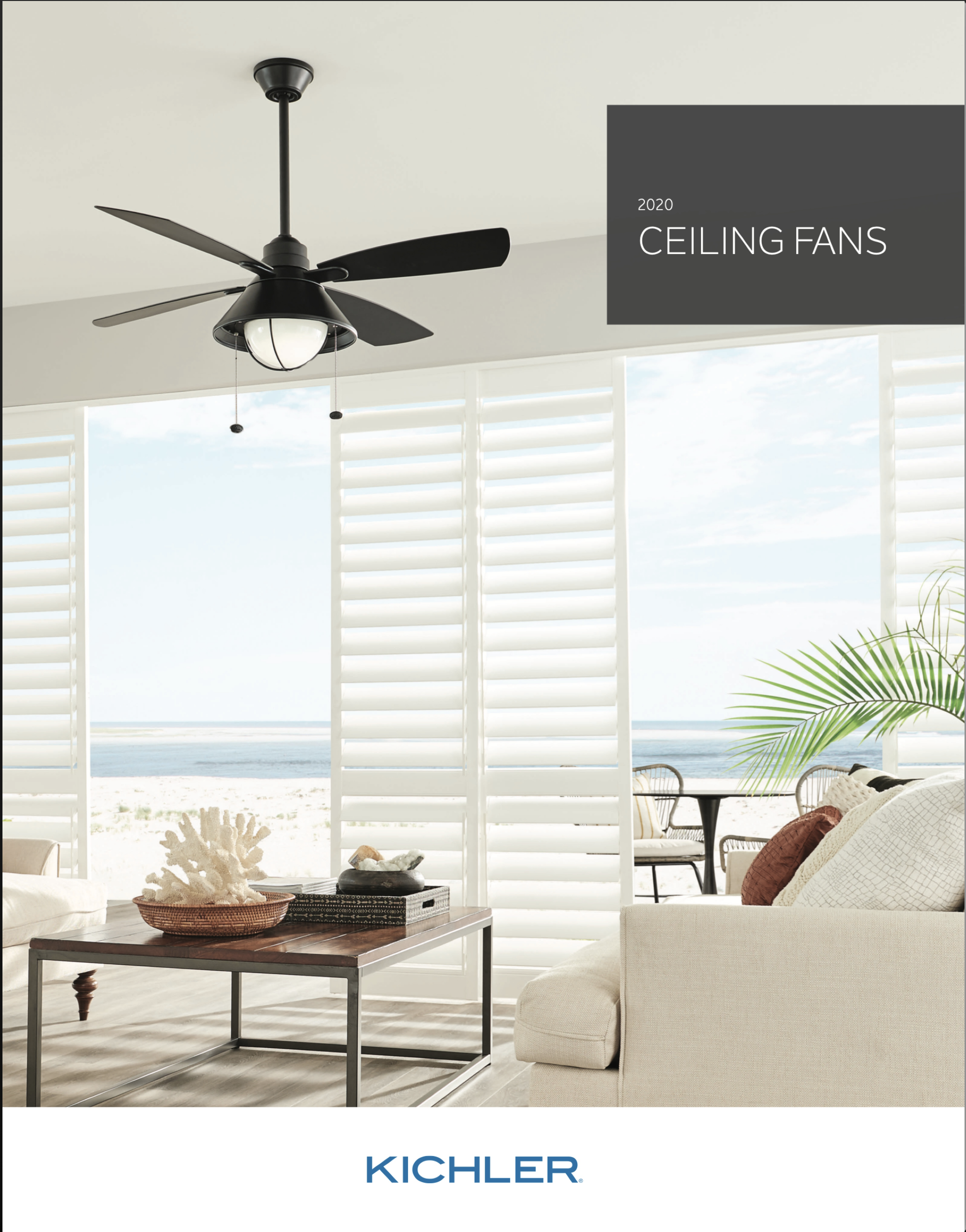 2020 Kichler ceiling fan catalog Estrin Zirkman Sales new York New Jersey