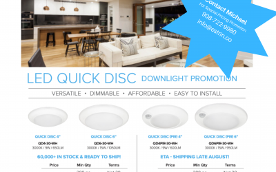 LED QUICK DISC Promotion Ready To Ship