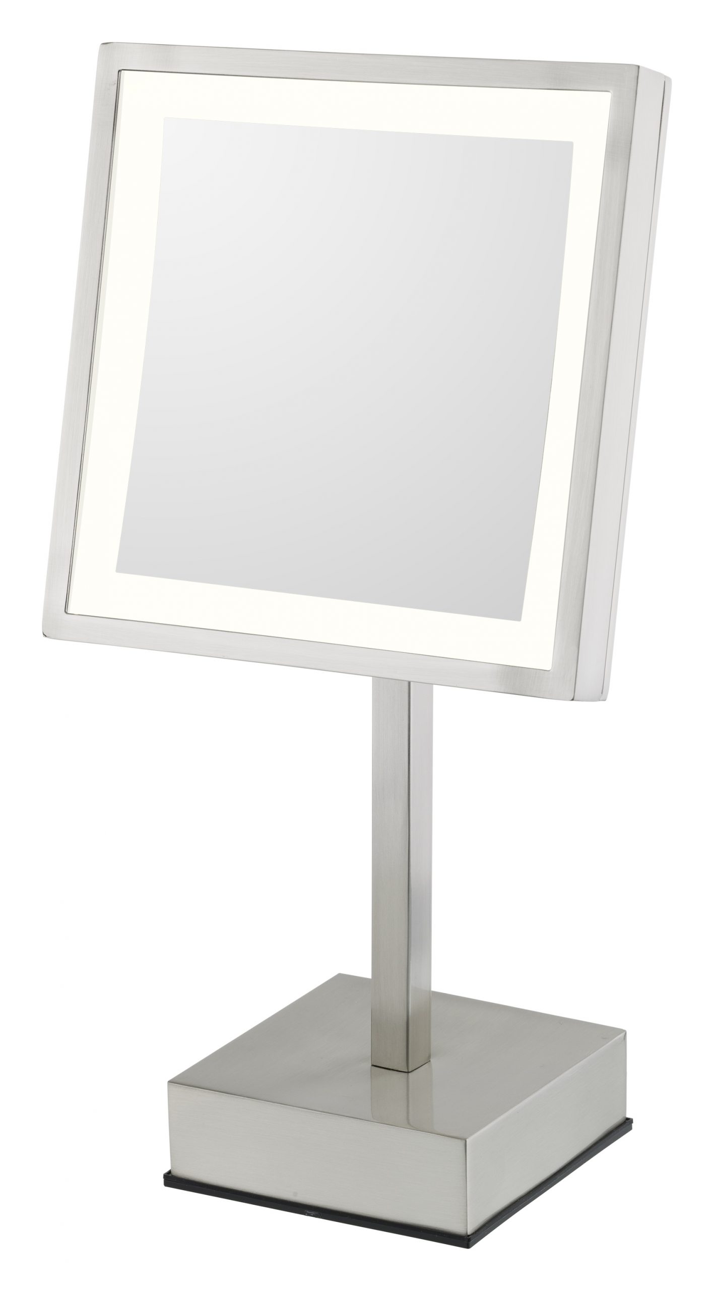 Estrin Zirkman Aptations Single-Sided Led Square Freestanding Mirror - Rechargeable